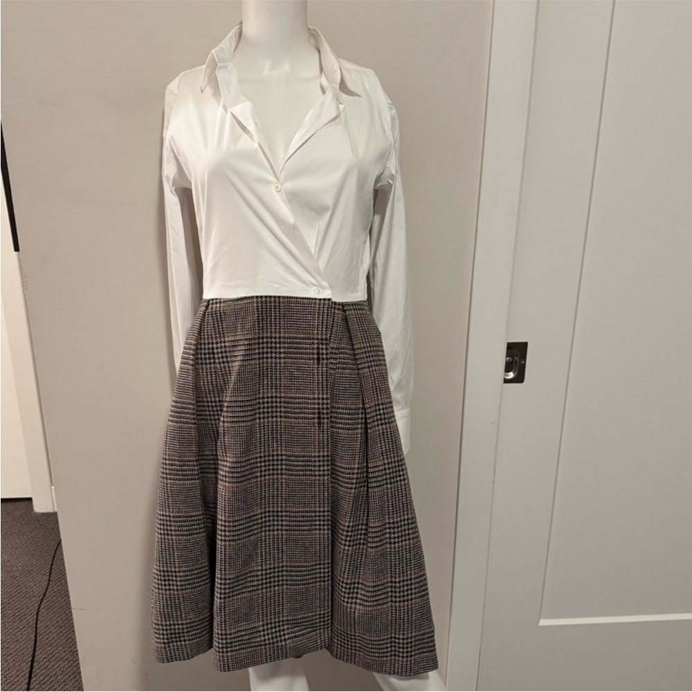 NWT Sara Roka Maxine Shirt Dress Size 4 Retail $965